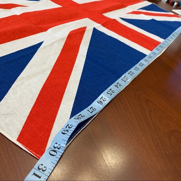 NEW- Union Flag/Jack British clothe flag placement fabric cotton decor - Picture 9 of 10